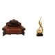 thumbnail image 1 of Sofá Miniatura, Sillón Individual, Modelo DIY, Accesorio, Mueble, Habitación, Micropaisaje, Regalo, Decoraciones, Estatua Abstracta De Fuego, Adorno De Escritorio, Artesanía, Recuerdo,, 1 of 8