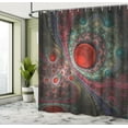 thumbnail image 5 of Ambesonne Pearls Shower Curtain, Vintage Abstract Forms, 69"Wx84"L, Multicolor, 5 of 5