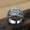 thumbnail image 3 of Harley Signet Ring Silver Ring Adjustable S Hand Polished Nickel-free, 3 of 3