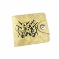thumbnail image 1 of Cartera Undertales con personajes de anime, delgada y plegable, piel sintética, 1 of 3