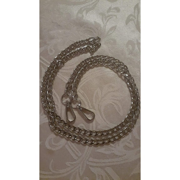 Chain Purse Strap Silver