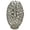 Nickel, variant on Pemberly Row 20" Decorative Handmade Aluminum Egg Nest Flower Vase in Nickel
