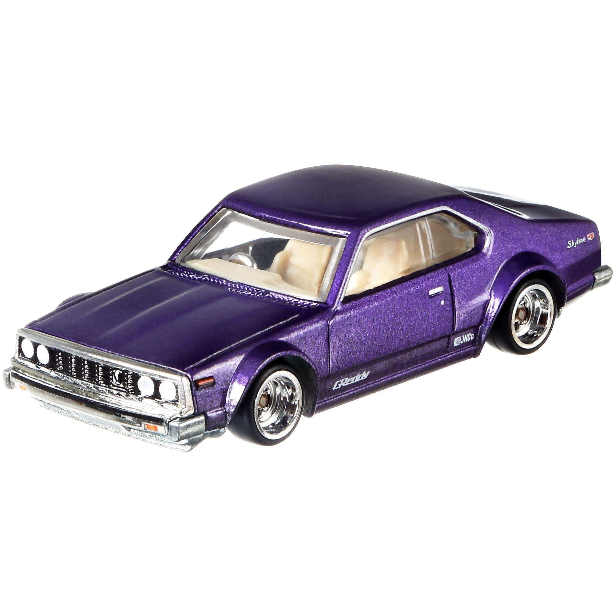 Hot Wheels Nissan Skyline C210 Purple Japan Historics 2 1/64