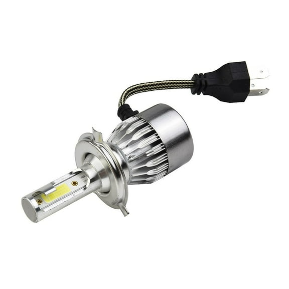 2pcs COB H4 LED 200W 40000LM Car Headlight Set Hi/Lo Beam Auto Bulbs 6000K