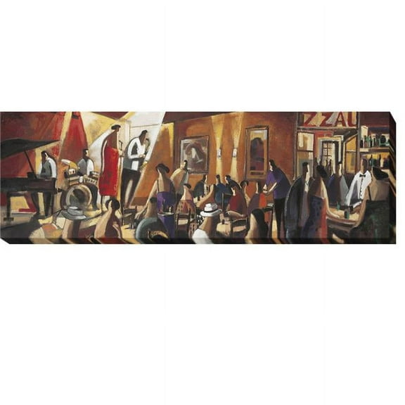 Quartet by Didier Lourenco Premium Gallery-Wrapped Canvas Giclee Art - Ready-to-Hang, 14 x 42 x 1.5 in.