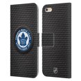 thumbnail image 1 of Head Case Designs Officially Licensed NHL Toronto Maple Leafs Puck Texture Leather Book Wallet Case Cover Compatible with Apple iPhone 6 Plus / iPhone 6s Plus, 1 of 6