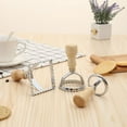 thumbnail image 3 of 5 Pieces Ravioli Stamp Set, Ravioli Cutter Stamp Set Maker, Premium Ravioli Cookie Cutter Set, Used for Ravioli, Pasta, 3 of 7