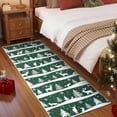 thumbnail image 3 of Christmas Runner Rug 2x6 Washable Rugs, Boho Christmas Tree Snowflake Rug Non-Slip Soft Low Pile Non Shedding Indoor Holiday Decor Carpet for Bedroom Bathroom Laundry Staircase Foyer (Green, 2'x6'), 3 of 6