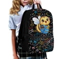 thumbnail image 3 of Uourmeti Personalized Backpack for School Travel, 17 Inch High Quality School Backpack, Math Science Doodle Pattern, 3 of 6
