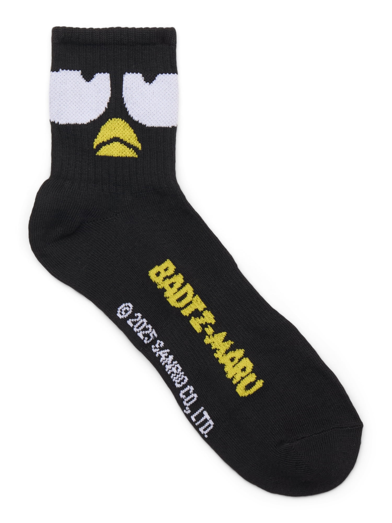 Hello Kitty Men's Quarter Crew Ankle Socks, 6-Pack, Shoe Sizes 8-12