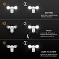 thumbnail image 4 of LEONLITE LED Security Lights, Motion Sensor Flood Light Outdoor Fixture, 20W(150W Equiv.), IP65 Waterproof, 3000K Warm White, ETL Listed Outdoor Lighting, White, 4 of 4