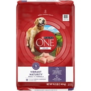 Purina ONE High Protein Senior Dry Dog Food, +Plus Vibrant Maturity Adult 7+ Formula, 16.5 lb. Bag