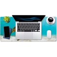 thumbnail image 4 of Large Mouse Pad, Full Desk XXL Extended Gaming Mouse Pad 35.4" x 15.7", Waterproof Desk Mat with Stitched Edge, Non-Slip Laptop Computer Keyboard Mousepad for Office & Home, Sea Turtle, 4 of 6