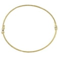 thumbnail image 2 of 10k Yellow Gold Hammered Women's Bangle Bracelet, 7.5", 2 of 2