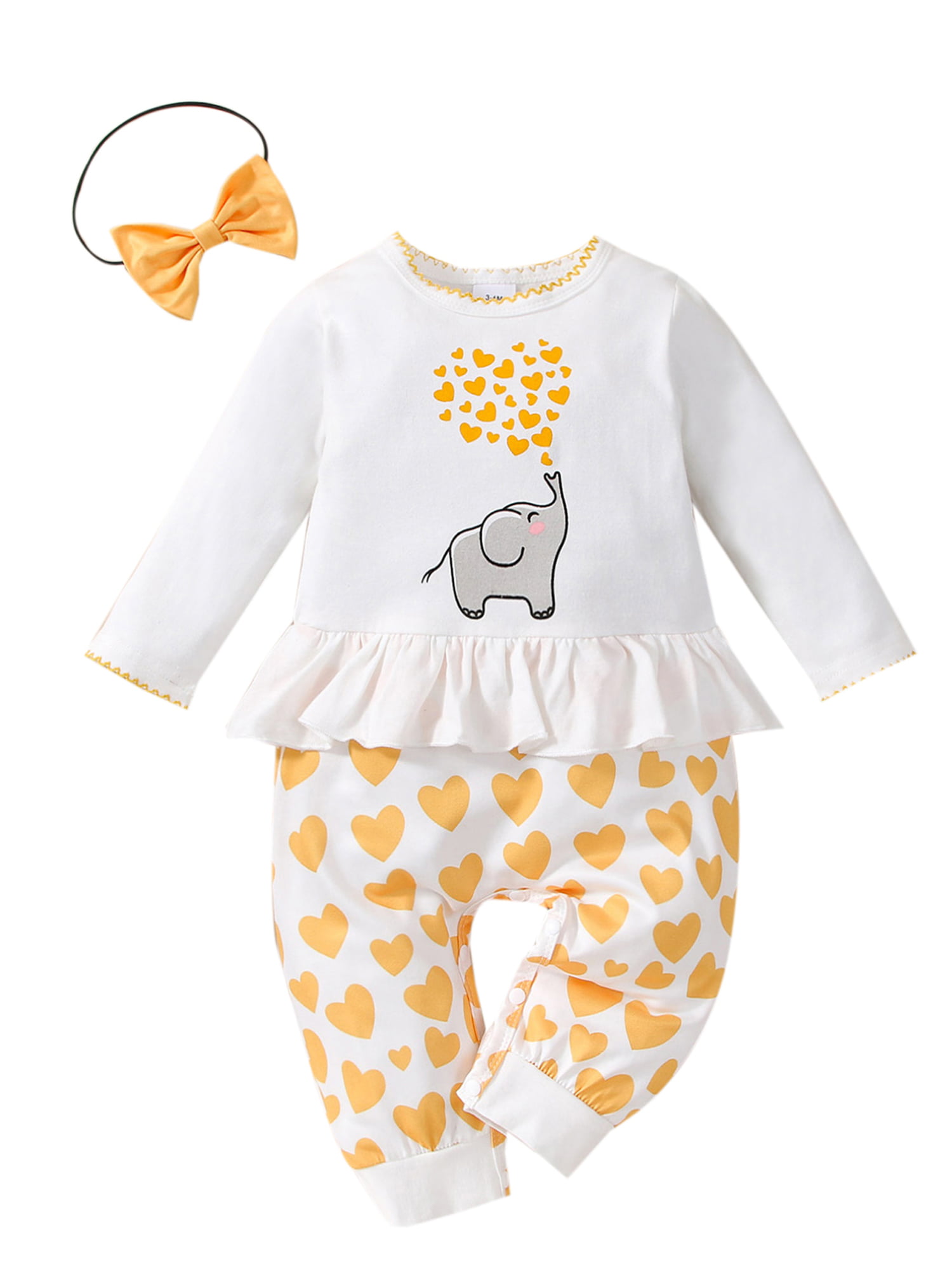 Love Heart Horse Infant Baby Boys Girls Short Sleeve Romper Pajamas 0-24M 