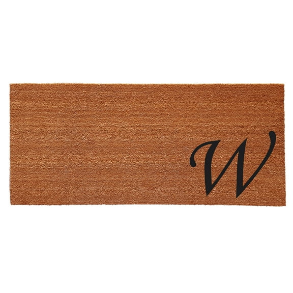 Urban Chic Monogram Doormat (Letter W)