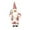 Pink, variant on Standing Santa Claus Doll Ornament, Christmas Figurine with Jingle Bell for Tabletop Decor, Holiday Gift Bag Collectible(Gold)