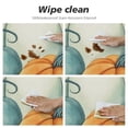 thumbnail image 4 of WYYP  Autumn Fall Elastic Round Tablecloth, Buffalo Plaid Pumpkin Thanksgiving Fitted Tablecloths for Round Table Oil-Proof Waterproof Table Cloth White, 4 of 7