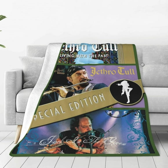 Jethro Couverture en Flanelle Musicale Convient pour Chambre Canapé Salon Couverture Décorative Chaude Confortable et Légère