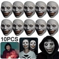 thumbnail image 1 of Máscara Espeluznante Halloween Demonios Sonrientes Terror Cara Malvada Accesorios Cosplay para Fiesta, 1 of 7