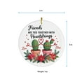 thumbnail image 5 of Friends Heartstrings Keepsake Christmas Ornament - for BFFs, Merry Xmas Gift, Circle Christmas Ornament, Tree Christmas Ornament, Ornament Christmas Gift, 5 of 5