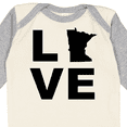 thumbnail image 4 of Inktastic Love Minnesota Boys or Girls Long Sleeve Baby Bodysuit, 4 of 5
