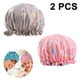 thumbnail image 1 of Gorros de ducha, gorros de ducha de doble capa para mujer, cubre cabello largo y grueso, gorros impermeables reutilizables, paquete de 2 Vhermosa 2035136-1, 1 of 4