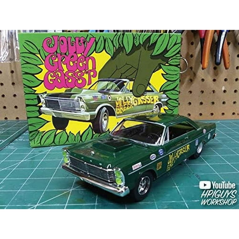 新品未開封　アンドロボーグ2号　グリーン A.M.T 1965 Ford Galaxie Jolly Green Gasser Model Car Kit, 1/25