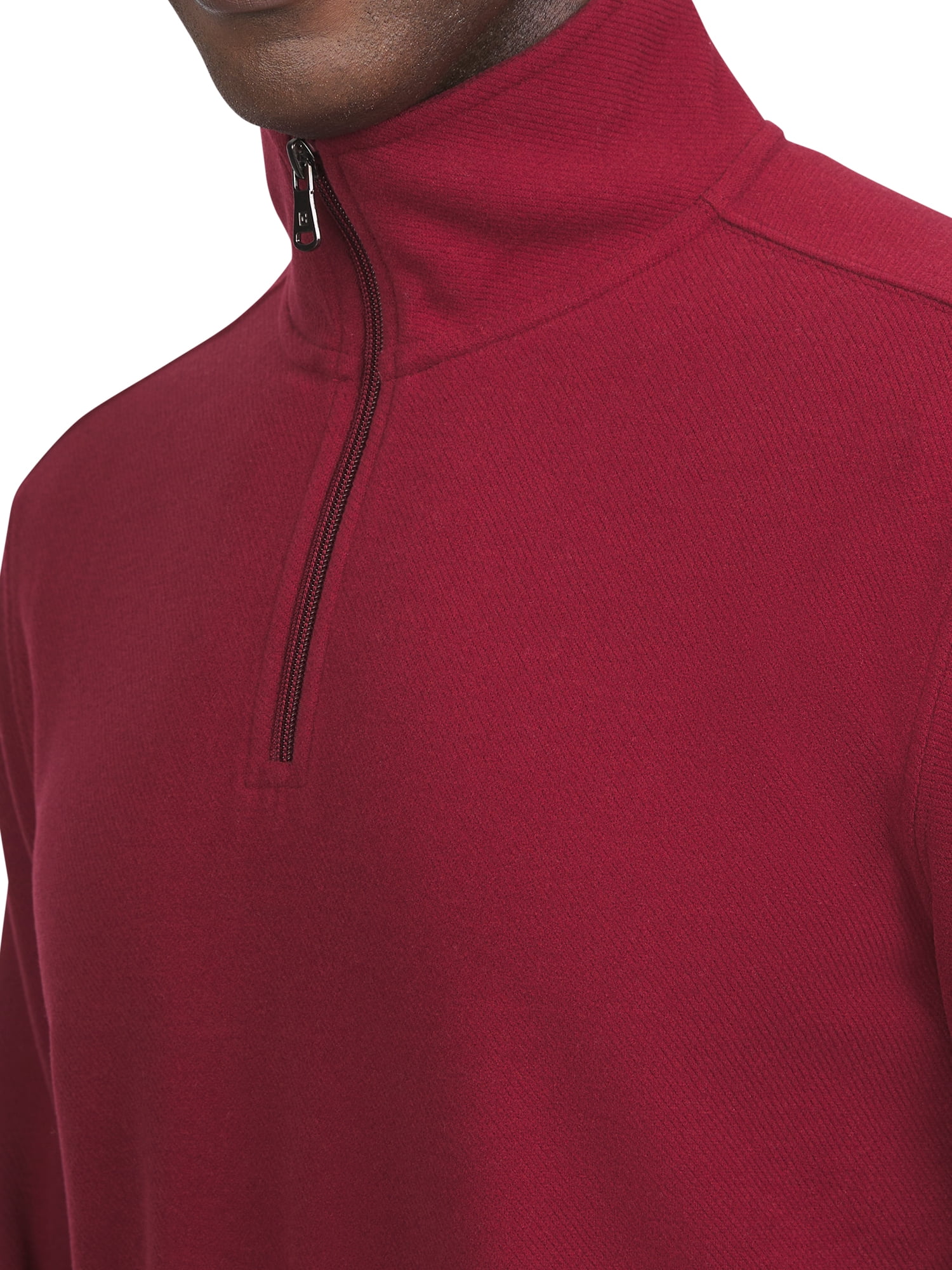 Chaps Men's & Big Men's Brushed Twill Quarter Zip, Sizes S-2XL