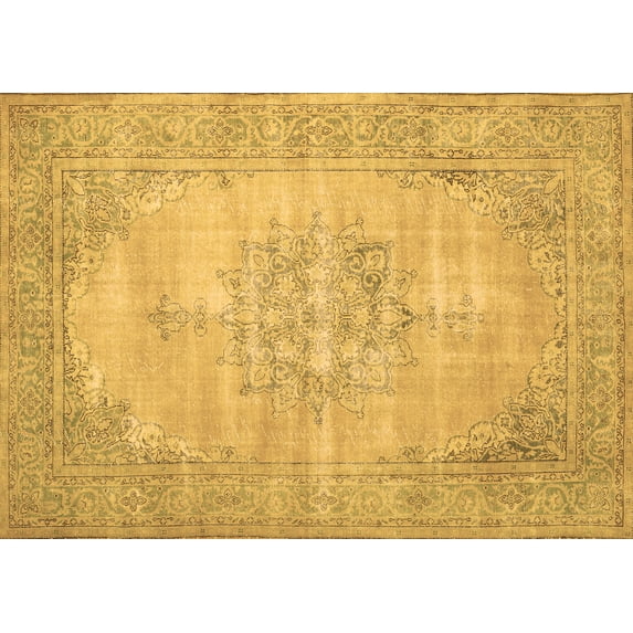 Ahgly Company Indoor Rectangle Persian Brown Traditional Area Rugs, 8' x 10'
