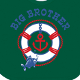 thumbnail image 4 of Inktastic Nautical Big Brother Boys Baby Bib, 4 of 4