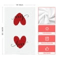thumbnail image 5 of Sm:)e Red Heart Love You Valentine Kitchen Dish Towels Set of 4, 18 x 26 Inch, 5 of 6