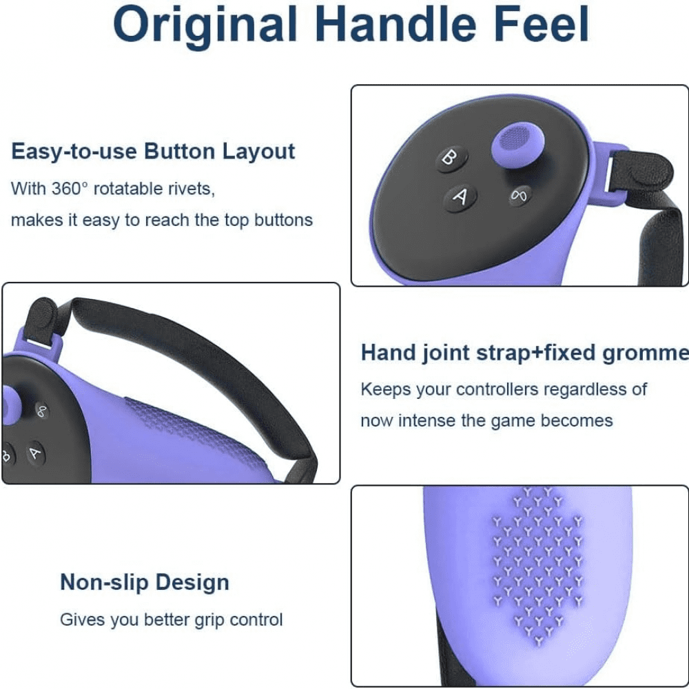 VR Accessories Set For Meta Quest 3, Includes 7 Pcs: Protective
