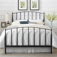 thumbnail image 5 of Bowery Hill Queen Metal Spindle Headboard/Footboard Set in Black, 5 of 12