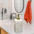 thumbnail image 2 of kurtrusly Pump Bottle Dispenser Liquid Shampoo Dispenser for Home Kitchen White Yellow, 2 of 8