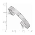 thumbnail image 2 of Auriga Fine Jewelry 925 Sterling Silver Rhodium Plated Cuff Bangle for Women, 2 of 5