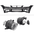 thumbnail image 7 of Ikon Motorsports Compatible with 09-11 E90 3-Series 4Dr M3 Style PP Front Bumper Cover + Foglight Fog Lamp, 7 of 7