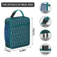 thumbnail image 3 of Elephant Insulated Lunch Bag Box Student Reusable Lunch Tote Bag with Detachable Handle Lunchbox Office Camping, 3 of 6