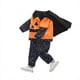 thumbnail image 3 of Conjunto de pantalones de manga larga con calabaza y traje de Halloween para bebés y niños, 3 of 5