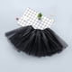 thumbnail image 1 of Falda tutú de red para niños europeos y americanos falda tutú de tres capas falda de clase a para niñas falda de conejo verano, 1 of 5