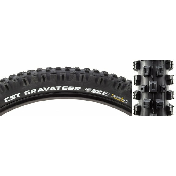 Cst Premium Gravateer 27.5x2.5 Tubeless TPI 50 Bk/Blk