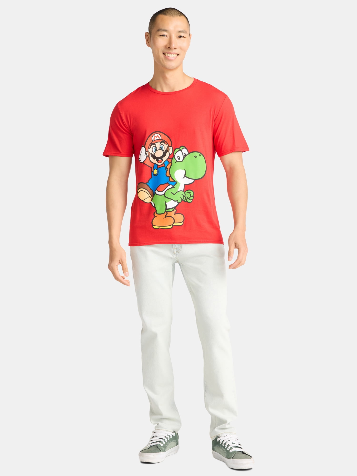 Super Mario Men's and Big Men's Graphic Tee, Sizes S-3XL