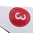 thumbnail image 4 of Long Neck Golf Head Cover Headcover for 460 Cc Wood Driver Protector , White 3, 4 of 7