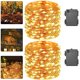 thumbnail image 4 of Cortina Luces LED Con Alambre Cobre Al IP65 para Fiesta Festival (luz Cálida) 2 Uds., 4 of 4