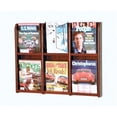 thumbnail image 2 of Wooden Mallet 6 Magazine wall Rack in Mahogany, 2 of 2