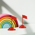 thumbnail image 4 of Miangastore 60pcs Miniature Flags For Sand Table Diorama Scene Decoration Plastic Flag Model For Display Small On Sticks Tables Practical Design, 4 of 8