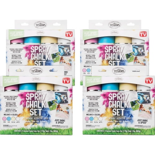 Testors 4color Spray Chalk Set (306006CT)