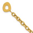 thumbnail image 5 of Auriga Fine Jewelry 14K Yellow Gold Polished Anchor / Cable Link 7.5 inch Toggle Bracelet for Women, 5 of 6