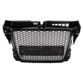 thumbnail image 1 of Intake Grill Bumper Grille Replacement Front Bumper Grille For RS3 Style Grill With Dummy Radar Glossy Black Fit For A3/S3 8P 09-12 ANGGREK IG1614, 1 of 8