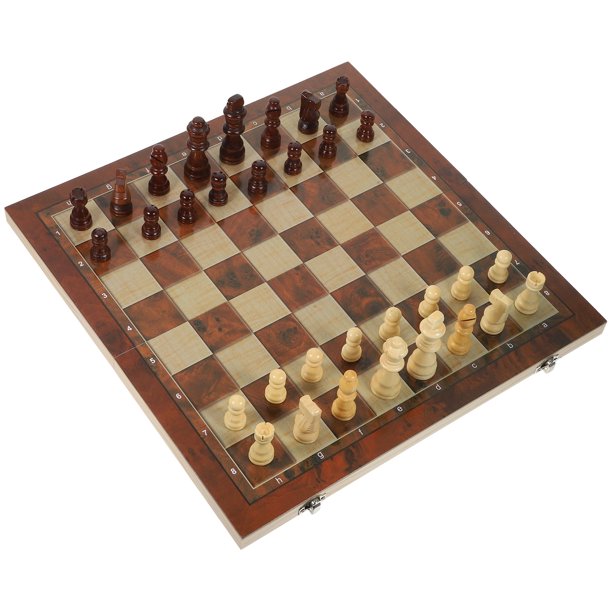 1 Set Threeinone Chess Multifunctional Black and White Checkers for